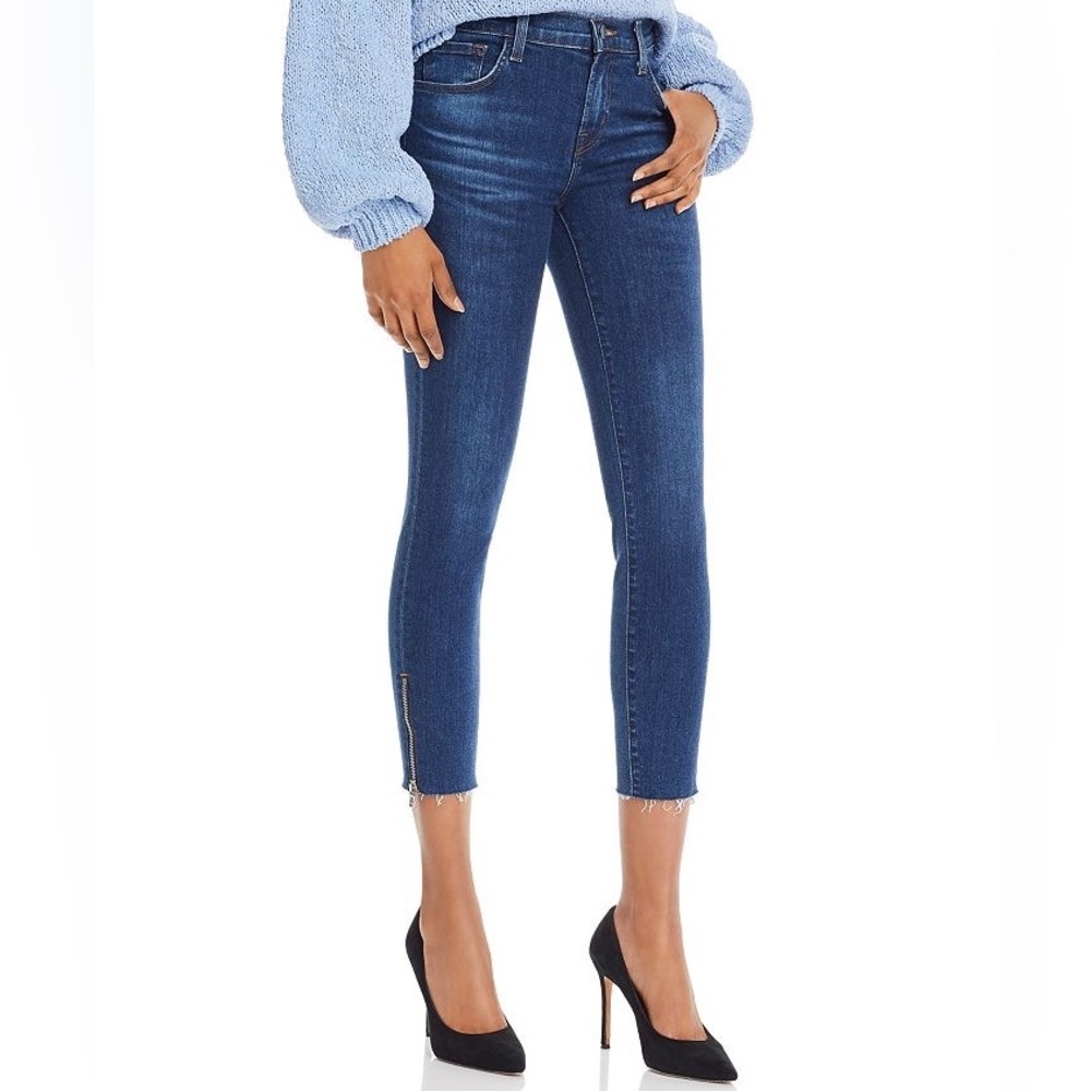 BUNDLE 3 for $75 
J BRAND Mid rise crop skinny “Zip Austin” jeans Size 28